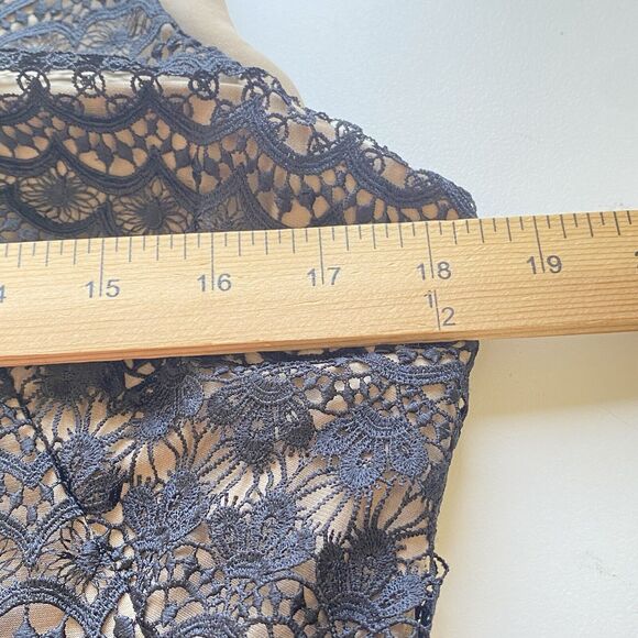 Ralph Lauren Dress 14 Black Lace Overlay Sleeveless Sheath Formal Party Cocktail - Picture 3 of 6